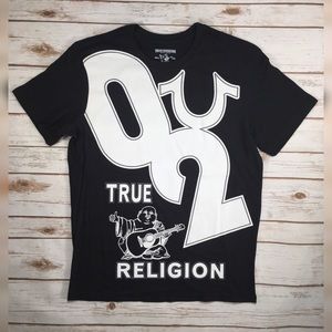 True Religion Buddha Crew T-Shirt Tee No Offers
